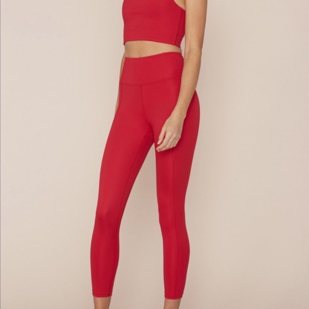 Girlfriend Collective Leggings, Red, Small